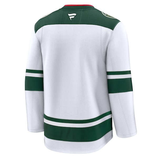 Minnesota Wild Away Premium Jersey - White/Green - Image 4