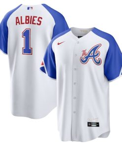 Ozzie Albies Atlanta Braves Nike 2023 City Connect Replica Player Jersey - White
