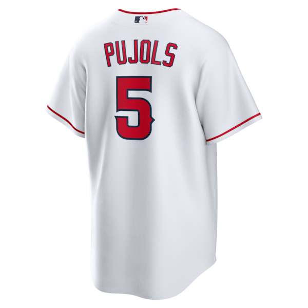 Albert Pujols Los Angeles Angels Nike Home Retired Player Replica Jersey - White - Image 3