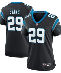 Akayleb Evans Carolina Panthers Nike Women's Team Game Jersey -  Black