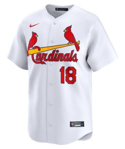 Alternative view of Jordan Walker St. Louis Cardinals Nike Home Limited Player Jersey - White
