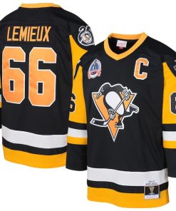 Mario Lemieux Pittsburgh Penguins  Preschool 1991/92 Blue Line 2.0 Player Jersey - Black