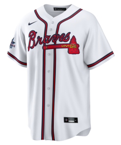 Alternative view of Deion Sanders Atlanta Braves Nike Home Retired Player Replica Jersey - White