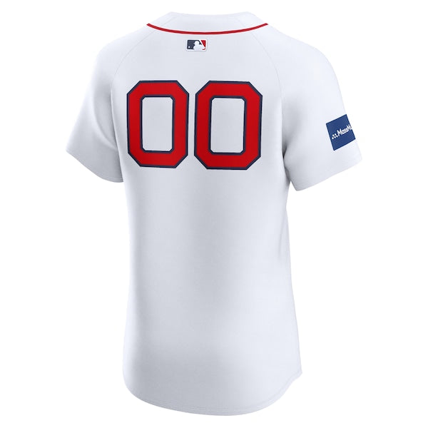 Boston Red Sox Nike Home Elite Pick-A-Player Retired Roster Patch Jersey - White - Image 3
