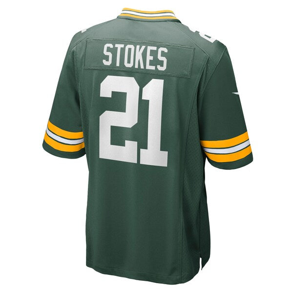 Eric Stokes Green Bay Packers Nike Player Game Jersey - Green - Image 3