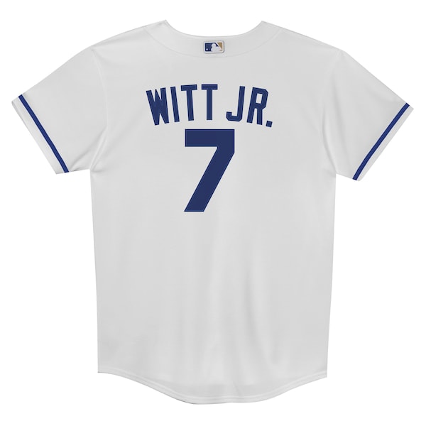 Bobby Witt Jr. Kansas City Royals Nike Preschool Home Replica Player Jersey - White - Image 3
