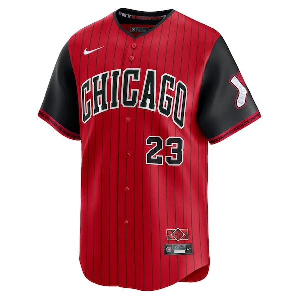 Andrew Benintendi Chicago White Sox Nike 2025 City Connect Limited Player Jersey - Red/Black - Image 2