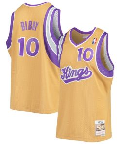 Mike Bibby Sacramento Kings 2005/06 Hardwood Classics Swingman Jersey - Gold