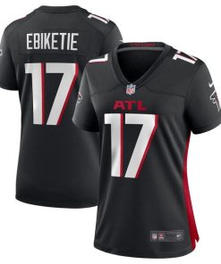 Arnold Ebiketie Atlanta Falcons Nike Women's Team Game Jersey - Black