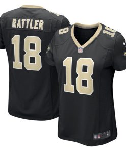 Spencer Rattler New Orleans Saints Nike Women's  Game Jersey -  Black
