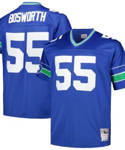 Brian Bosworth Seattle Seahawks Big & Tall 1987 Legacy Retired Player Jersey - Royal