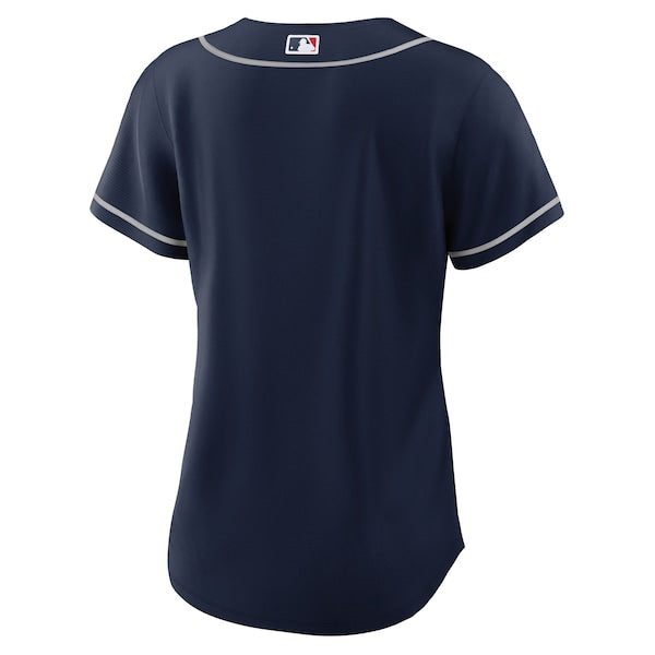 Atlanta Braves Nike Women's Alternate Replica Team Jersey - Navy - Image 3