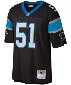 Alternative view of Sam Mills Carolina Panthers Legacy Replica Jersey - Black