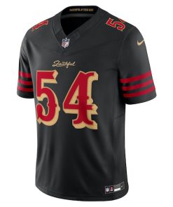 Alternative view of Fred Warner San Francisco 49ers Nike 2025 Rivalries Collection Vapor F.U.S.E Limited Jersey - Black