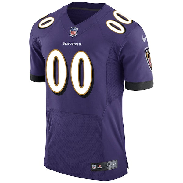 Baltimore Ravens Nike Speed Machine Custom Elite Jersey - Purple - Image 2
