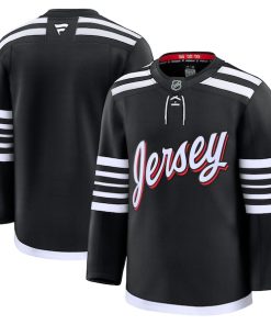 Alternative view of New Jersey Devils  Alternate Premium Jersey - Black/Red/White