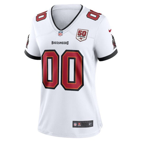Tampa Bay Buccaneers Nike Women's 50th Season Custom Game Jersey - White/Red - Image 3