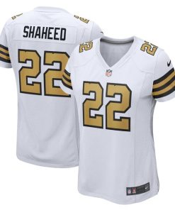Alternative view of Rashid Shaheed New Orleans Saints Nike Women's Alternate Game Jersey -  White/Black