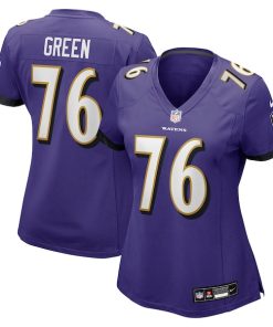 Kenyon Green Baltimore Ravens Nike Women's Team Game Jersey -  Purple
