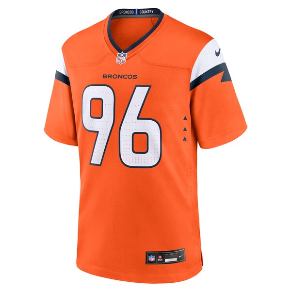 Eyioma Uwazurike Denver Broncos Nike Team Game Jersey - Orange - Image 2