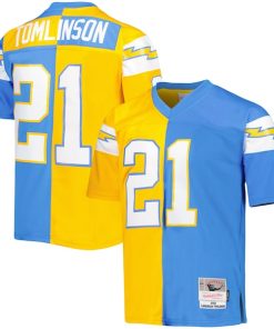 LaDainian Tomlinson Los Angeles Chargers 2002 Split Legacy Replica Jersey - Powder Blue/Gold