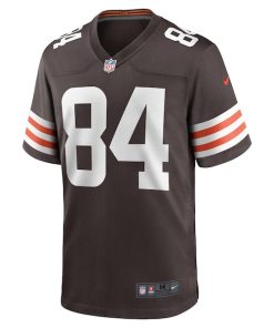 Alternative view of Jordan Akins Cleveland Browns Nike Game Player Jersey - Brown