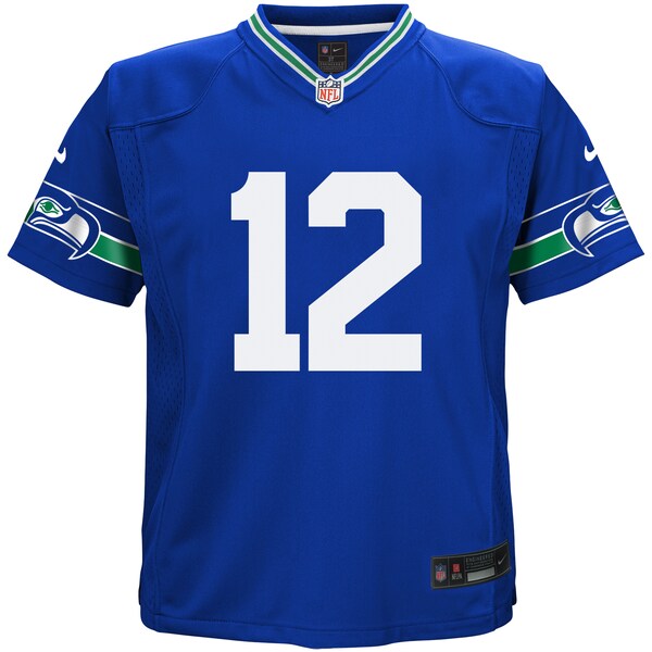 12th Fan Seattle Seahawks Nike Toddler Game Jersey - Royal - Image 2