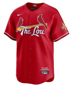 Alternative view of St. Louis Cardinals Nike City Connect Limited Jersey - Red