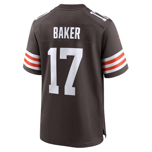 Jerome Baker Cleveland Browns Nike Team Game Jersey - Brown - Image 3