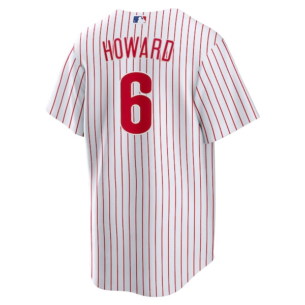 Ryan Howard Philadelphia Phillies Nike Replica Player Jersey - White - Image 3
