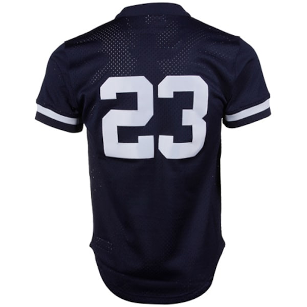 Don Mattingly New York Yankees 1995 Authentic Cooperstown Collection Mesh Batting Practice Jersey - Navy - Image 3