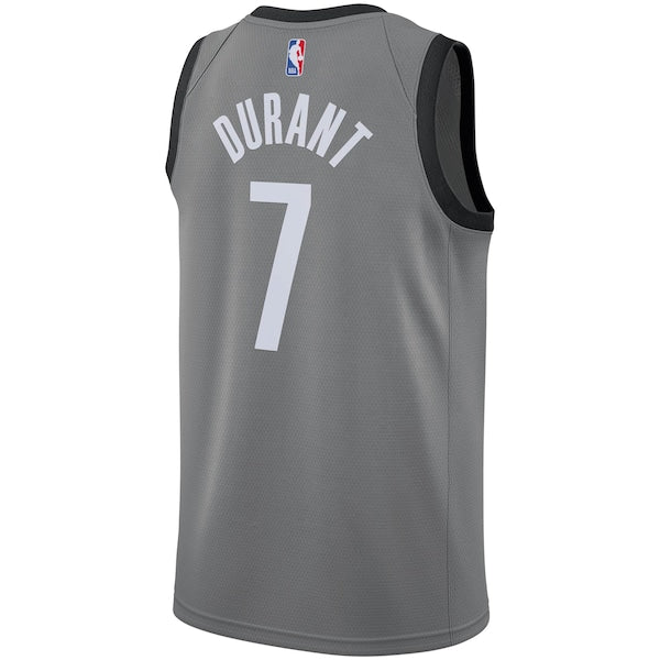 Kevin Durant Brooklyn Nets Nike 2019/2020 Swingman Jersey - Statement Edition - Gray - Image 3