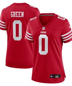 Alternative view of Renardo Green San Francisco 49ers Nike Women's  Game Jersey -  Scarlet