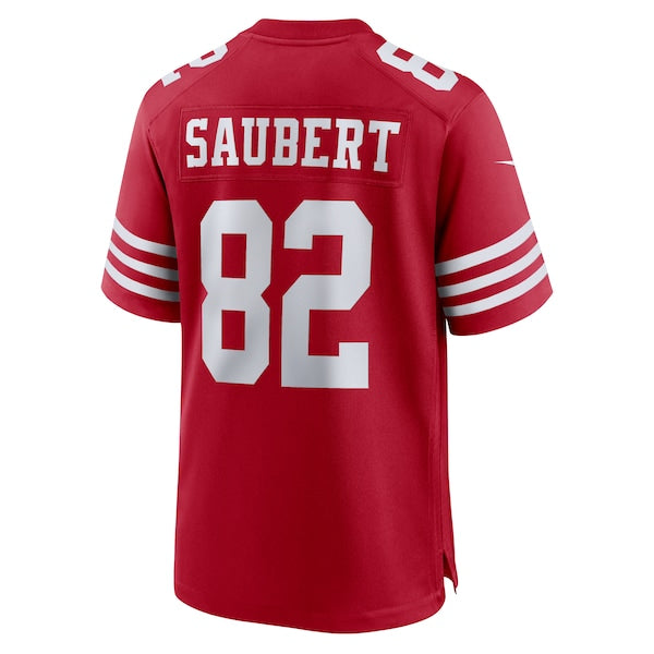 Eric Saubert San Francisco 49ers Nike Team Game Jersey - Scarlet - Image 3