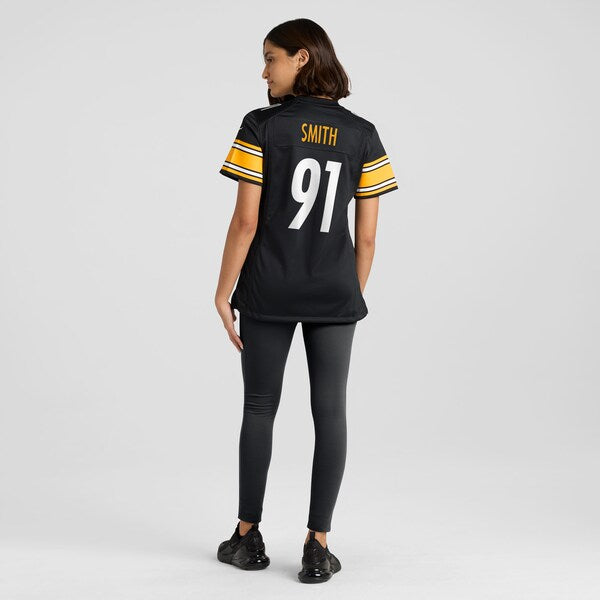 Preston Smith Pittsburgh Steelers Nike Women's Game Jersey - Black - Image 6