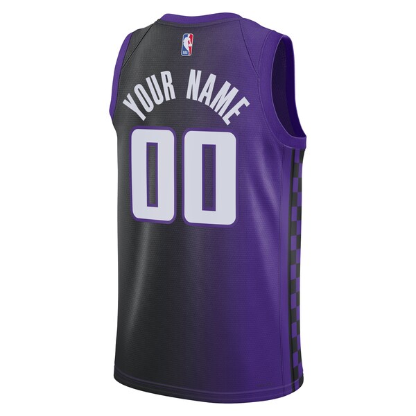 Sacramento Kings Jordan Brand Unisex Swingman Custom Jersey - Statement Edition - Purple - Image 3