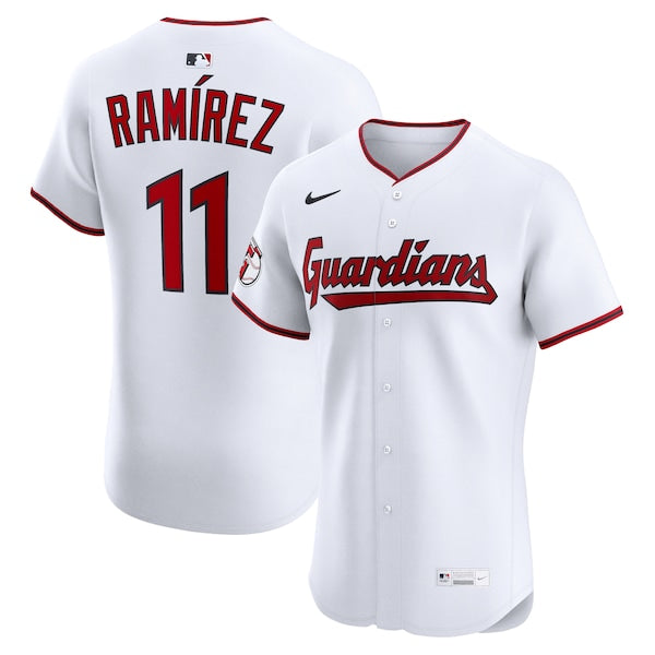 Jos¨¦ Ram¨ªrez Cleveland Guardians Nike Home Elite Jersey - White