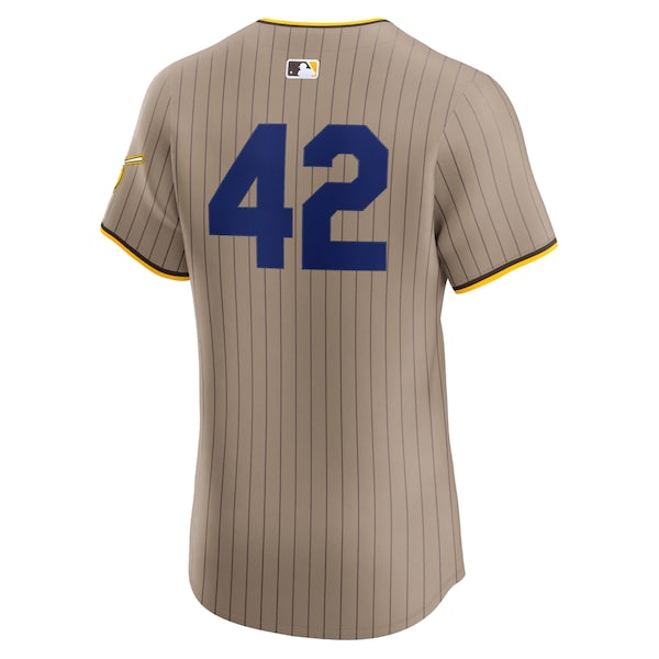 San Diego Padres Nike Alternate 2024 Jackie Robinson Day Elite Jersey - Brown - Image 3