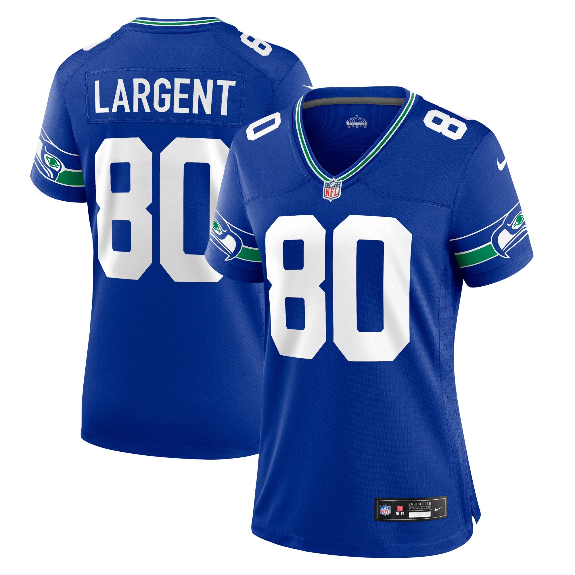 Steve Largent Seattle Seahawks Nike Women's Game Retired Player Jersey - College Navy/Royal - Image 5