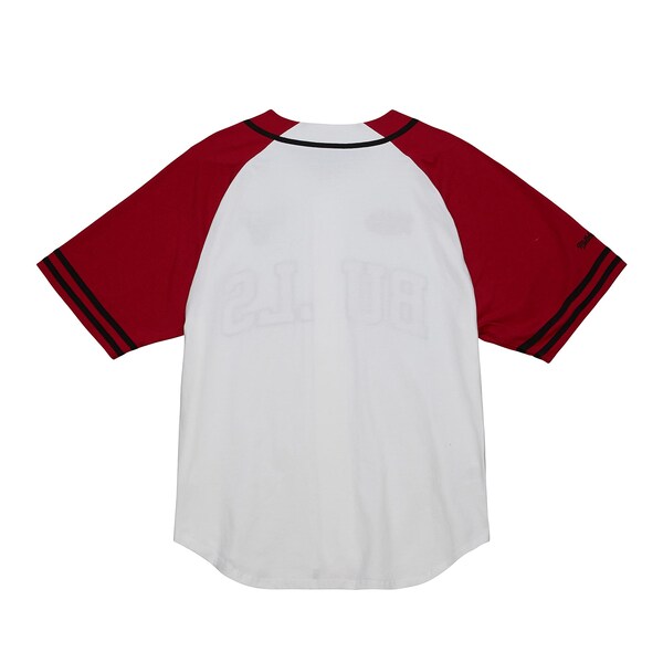 Chicago Bulls Practice Day Baseball Jersey - White - Image 4