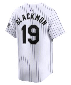 Alternative view of Charlie Blackmon Colorado Rockies Nike Youth Home Limited Player Jersey - White