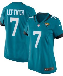 Alternative view of Byron Leftwich Jacksonville Jaguars Nike Women's Retired Player Game Jersey - Teal/Black