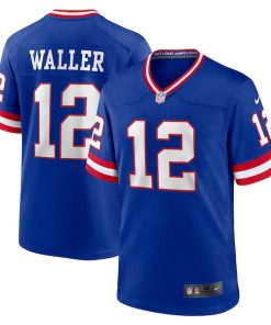 Alternative view of Darren Waller New York Giants Nike Alternate Game Jersey - Royal/White