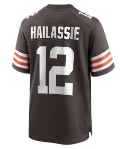 Alternative view of Kahlef Hailassie Cleveland Browns Nike Team Game Jersey -  Brown