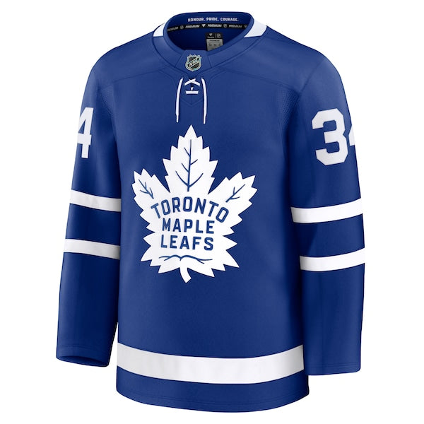 Auston Matthews Toronto Maple Leafs Home Premium Jersey - Blue/White - Image 3