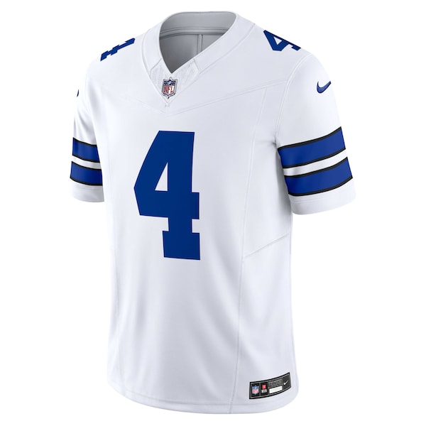 Dak Prescott Dallas Cowboys Nike Vapor F.U.S.E. Limited Jersey - White/Navy - Image 3