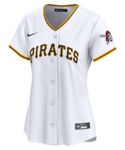 Alternative view of Pittsburgh Pirates Nike Women's Home Limited Jersey - White