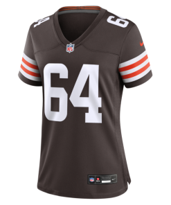 Alternative view of Thayer Munford Cleveland Browns Nike Women's Team Game Jersey -  Brown