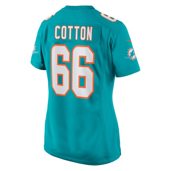 Lester Cotton Sr. Miami Dolphins Nike Women's Home Game Player Jersey - Aqua - Image 3