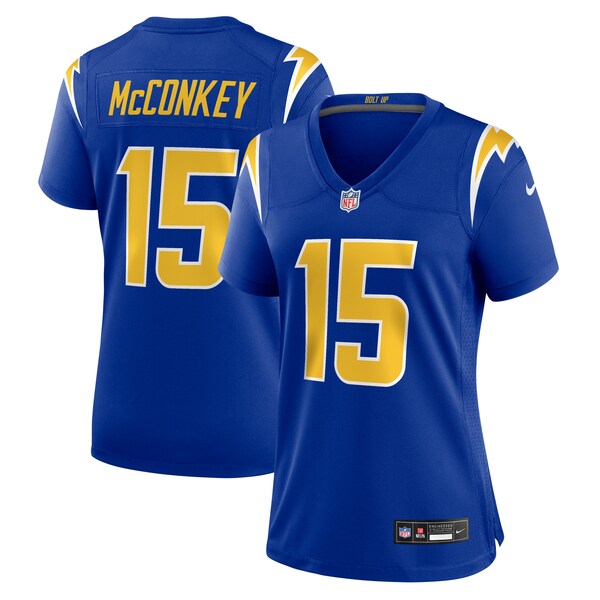 Ladd McConkey Los Angeles Chargers Nike Women's Alternate Game Jersey - Royal/Navy/White